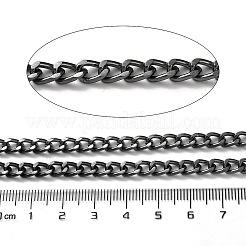 Oxidation Aluminum Diamond Cut Faceted Curb Chains&nbsp;CHA-H001-05B