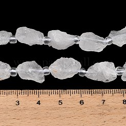 Natural Quartz Crystal Beads Strands&nbsp;GG-CBA0B77-A27-02