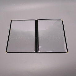 A4 Plastic Menu Book Protector&nbsp;AJEW-WH0300-01A