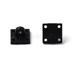 アロイクライミングトレーラー牽引フックバックル  ウインチシャックルアクセサリー  ブラック  14x14x22mm&nbsp;FIND-WH0067-83