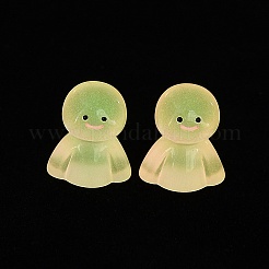 蓄光樹脂人形装飾品  暗闇で光る  マイクロランドスケープディスプレイ装飾  ショッキングピンク  9x13.5~14x16~16.5mm&nbsp;RESI-SZC0002-09D