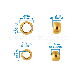 Brass Crimp Beads&nbsp;KK-TA0007-56