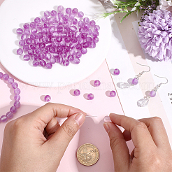 125Pcs Resin UV Reactive Beads&nbsp;RESI-PA0001-34B