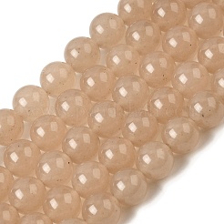 Natural White Jade Beads Strands&nbsp;G-H348-8mm-02