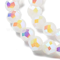 Electroplate Glass Beads Strands&nbsp;GLAA-A014-01E