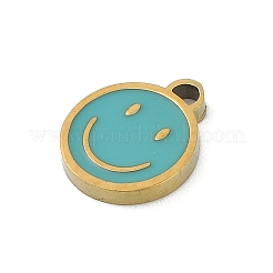304 Stainless Steel Enamel Charms&nbsp;STAS-I325-063G-02