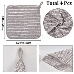 吊り下げ可能な繊維製クリーニングクロス  四角い布巾  ゲインボロ  242~250x242~250x4mm&nbsp;AJEW-WH20033-060B