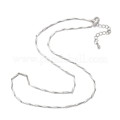 Brass Bar Link Chain Necklaces&nbsp;NJEW-K123-01P