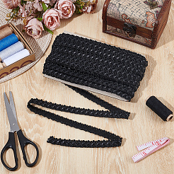 Braided PU Leather with Polyester Ribbon&nbsp;WL-WH0011-01A