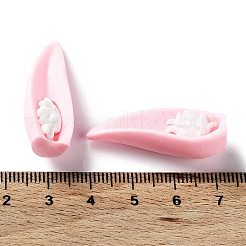 3D Animal Ear Opaque Resin Cabochons&nbsp;CRES-P029-B05