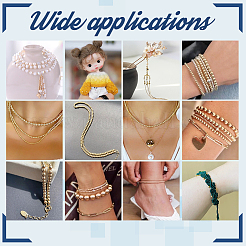 400 Pcs 5 Style Rack Plating Brass Beads&nbsp;KK-PH0005-30P