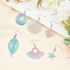 PVD Vacuum Plating 201 Stainless Steel Filigree Pendants&nbsp;STAS-UN0012-49