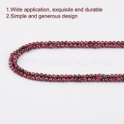2 Strands Natural Garnet Beads Strands&nbsp;G-GO0001-67