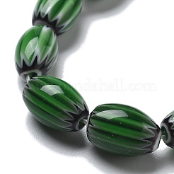 Handmade Millefiori Lampwork Beads Strands&nbsp;LAMP-F035-12A