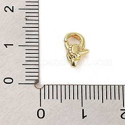 亜鉛合金カニカン  14KGP本金メッキ  10x6.5x3.5mm  穴：0.8mm&nbsp;PALLOY-O003-02A