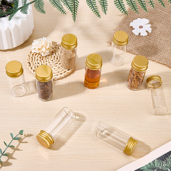 20Pcs Clear Glass Bottles Bead Containers&nbsp;CON-AR0001-16C