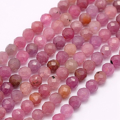 Natural Ruby Beads Strands&nbsp;G-F509-16-3mm-1