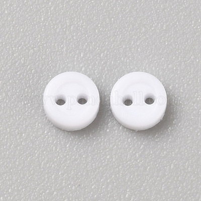 Resin Tiny Button&nbsp;FIND-WH0260-26A-1