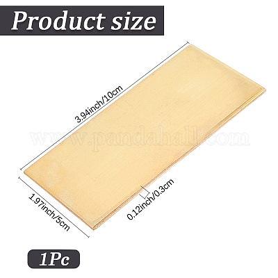 1Pc Brass Sheet&nbsp;KK-SP0002-57A-1