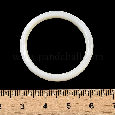 Natural White Shell Linking Ring&nbsp;SSHEL-M022-06C-1