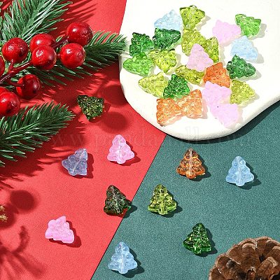 40Pcs Dyed & Heated Glass Beads&nbsp;GLAA-FS0001-88B-1