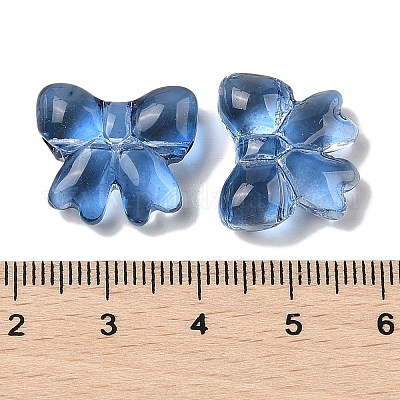 Transparent Spray Paint Glass Beads&nbsp;GLAA-Z011-02J-1