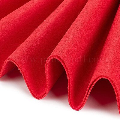 ポリエステルフェルトステッカー  長方形  レッド  300x40x0.09cm  3 m /ロール&nbsp;DIY-WH0223-18A-1