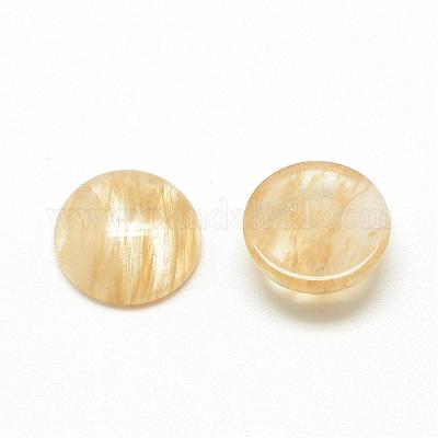 ウォーターメロンストーンのガラスのカボション  半円/ドーム  8x4mm&nbsp;G-R416-8mm-39-1