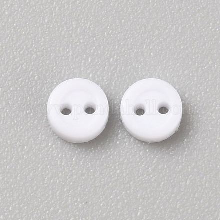 Resin Tiny Button&nbsp;FIND-WH0260-26A-1