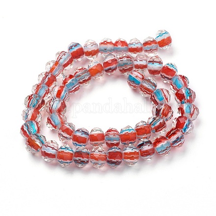 Handmade Lampwork Beads Strands LAMP-F014-F06-B-1