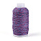 150M S24-Ply Cotton Twisted Cords, Camellia, 1.5mm, about 164.04 Yards(150m)/Roll