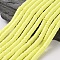 Handmade Polymer Clay Beads, Disc/Flat Round, Heishi Beads, Champagne Yellow, 6x1mm, Hole: 2mm, about 380~400pcs/strand, 17.7 inch