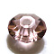 Imitation Austrian Crystal Beads, Grade AAA, K9 Glass, Faceted, Flat Round, Pink, 8x4mm, Hole: 0.9~1mm