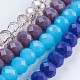 Glass Beads Strands&nbsp;EGLA-F122-8x6mm-M03-1