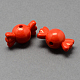 ソリッドカラーアクリルビーズ  キャンディ  レッド  12x21x12mm  穴：2mm  約389個/500g&nbsp;SACR-R808-11-1