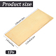 1Pc Brass Sheet&nbsp;KK-SP0002-57A-2