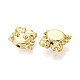 メッキアクリルビーズ  カニ  黄金メッキ  17x20.5x9mm  穴：2.8mm&nbsp;SACR-T017-88-2