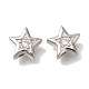 Brass Micro Pave Cubic Zirconia&nbsp;KK-Q001-05P-04-1
