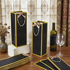 14Pcs Paper Wine Gift Packing Tote Bags&nbsp;ABAG-PH0001-95A