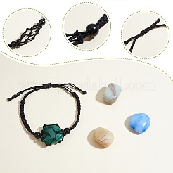 Adjustable Braided Nylon Cord Macrame Pouch Bracelet Making&nbsp;AJEW-SW00013-22