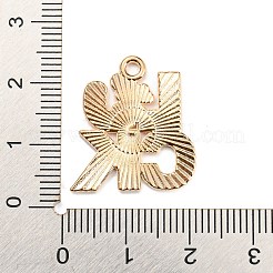 Saint Patrick's Day Alloy Enamel Pendants&nbsp;ENAM-G222-01C-02