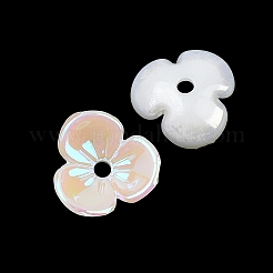 UV Plating Opaque Acrylic Bead Cap&nbsp;OACR-K001-44