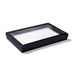 100 Slot Rectangle Cardboard Jewelry Ring Boxes&nbsp;RDIS-F004-01B