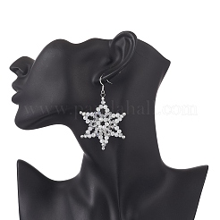 Electroplate Glass & Non-magnetic Synthetic Hematite Beads Dangle Earrings&nbsp;EJEW-JE05240