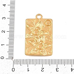 304 Stainless Steel with Synthetic Turquoise Pendants&nbsp;STAS-H253-01B-G