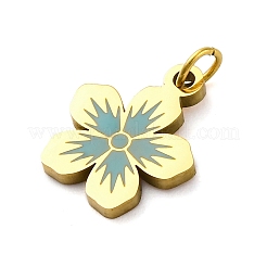 304 Stainless Steel Enamel Charms&nbsp;STAS-E550-71G-03