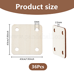 Wooden Knitting Loom Board&nbsp;DIY-WH0591-143D