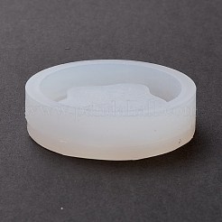 スターシリコンモールド  シェーカーモールド  流砂型  レジン型  UVレジン＆エポキシレジンジュエリークラフト作り用  ホワイト  53.5x14mm&nbsp;DIY-M029-05