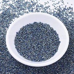MIYUKIデリカビーズ  シリンダー  日本製シードビーズ  11/0  （db0514)ニッケルアイリス  1.3x1.6mm  穴：0.8mm  約2000PCS /ボトル  10 G /ボトル&nbsp;SEED-JP0008-DB0514