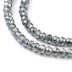 Electroplate Glass Beads Strands&nbsp;EGLA-F149-FR-02